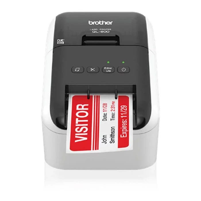 طابعة الملصقات للأعمال QL-800 من Brother