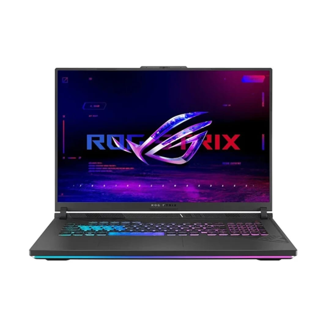 لابتوب الألعاب ASUS ROG Strix G18 - معالج Intel Core i9-14900HX، بطاقة NVIDIA GeForce RTX 4060، ذاكرة 8GB GDDR6 (233 AI TOPs)، شاشة 18 بوصة 2.5K 240Hz، لون أخضر فولت، الجيل الرابع عشر
