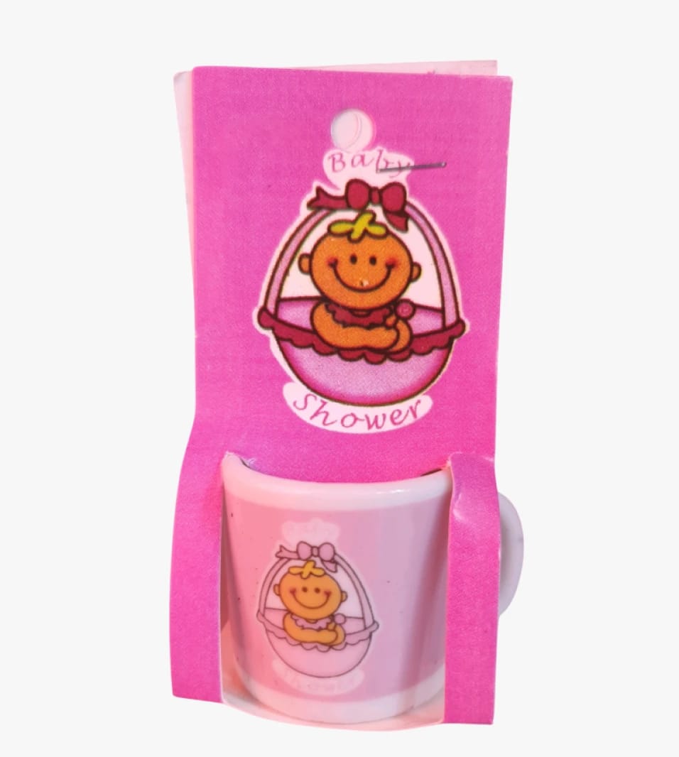 Baby Shower Coffee Cup Set with Baby Face Design Featuring Baby Shower Wording, Perfect Gift for Newborn from Baby Shower Brand