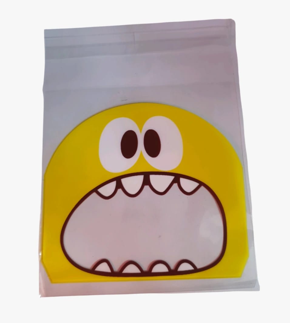 Premium Storage Bag with Secure Locks Attractive Smiley Face Design for Kids and Adults for Various Items and Snacks