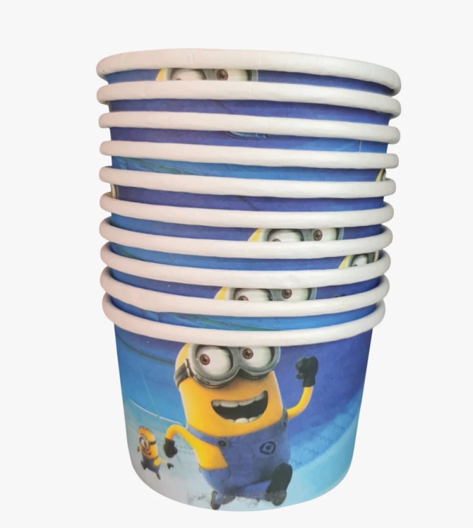 Minion-Themed Paper Cups Collection for Kids' Parties and Various Events, Fun and Engaging Design