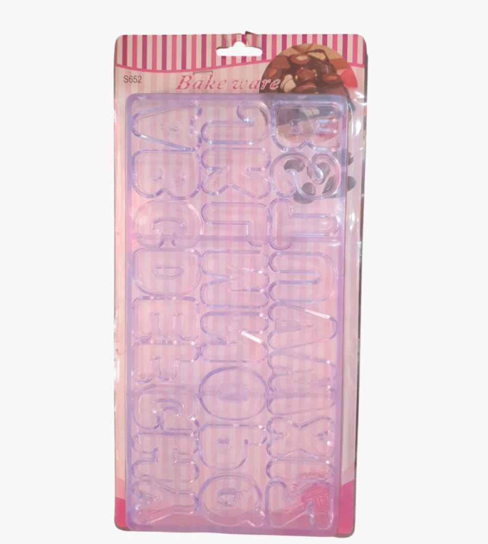 Silicone Alphabet Bakeware Mold Set for Pastries, Cakes, and Chocolates - The Perfect Tool for Dessert Lovers