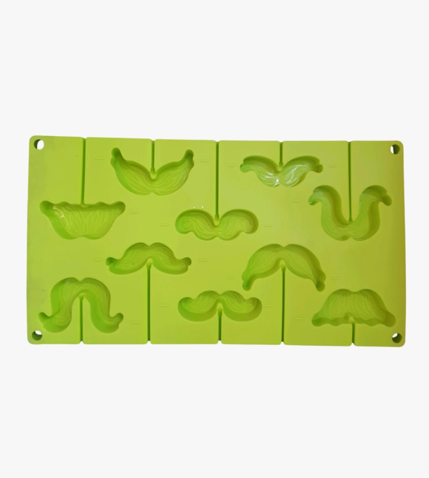 High-Quality Silicone Mold for Shaping Chocolates and Candies with Fun Mustache Designs by Sweet Creations, Perfect for Baking Enthusiasts.