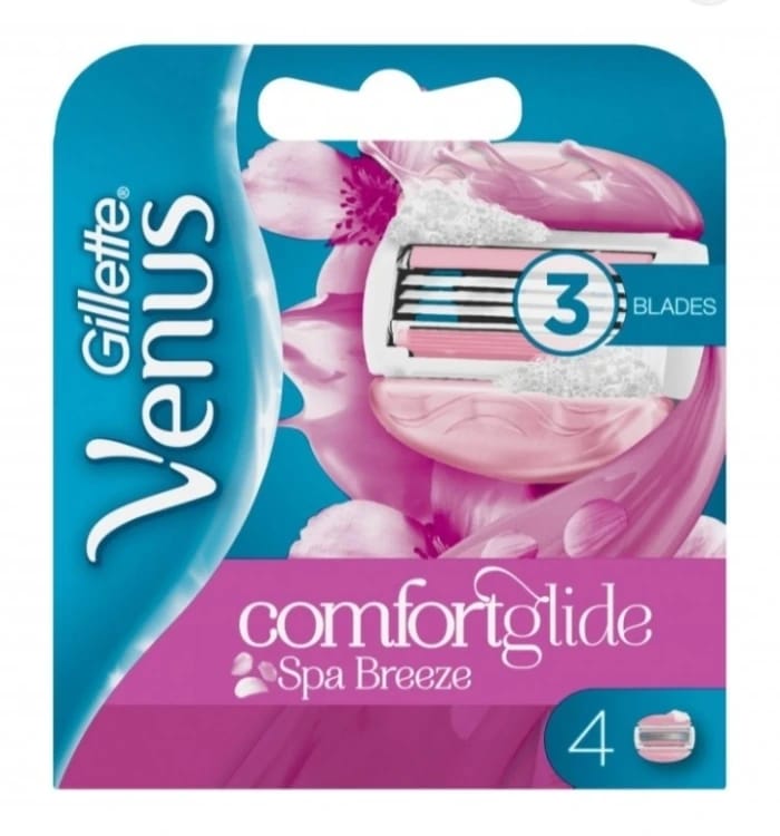 Gillette Venus ComfortGlide Spa Breeze Razor Blade Refills