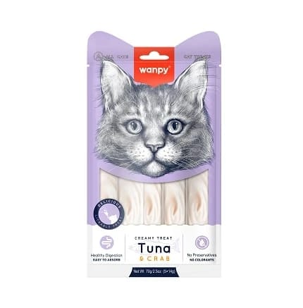 Wanpy Creamy Treats with Tuna & Crab Flavor 70g