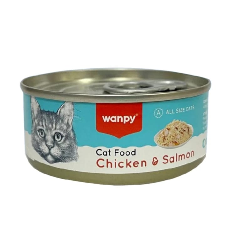 Wanpy Canned Cat Food - Chicken & Salmon
