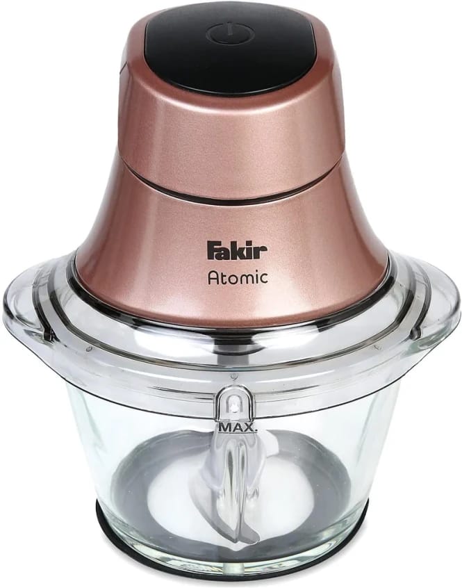Fakir Glass Chopper 600W Single Stage Speed Setting 1L Capacity Rosie