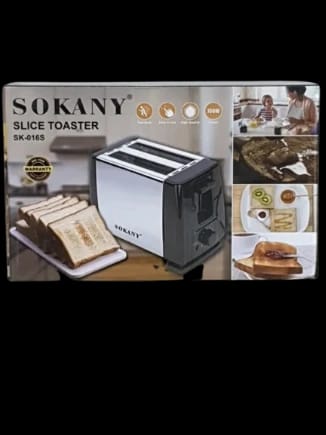 Sokany High-Quality Slice Toaster for Quick Cooks and Daily Users with Modern Design and Adjustable Toasting Levels for All Family Members