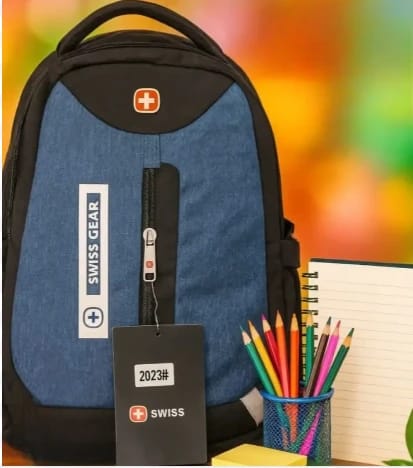 Swiss Gear School Backpack with Practical and Stylish Design for Students, Perfect for the New Generation of Learners, Offering Ample Space and Easy Organization for School Supplies and Books for the New Academic Year
