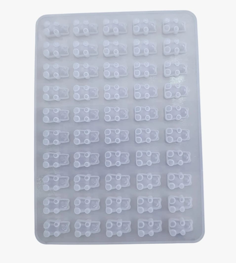 Flexible Jello Mold Expertly Designed in Bear Shape for Kids and Adults to Make Candy or Candles or Soap