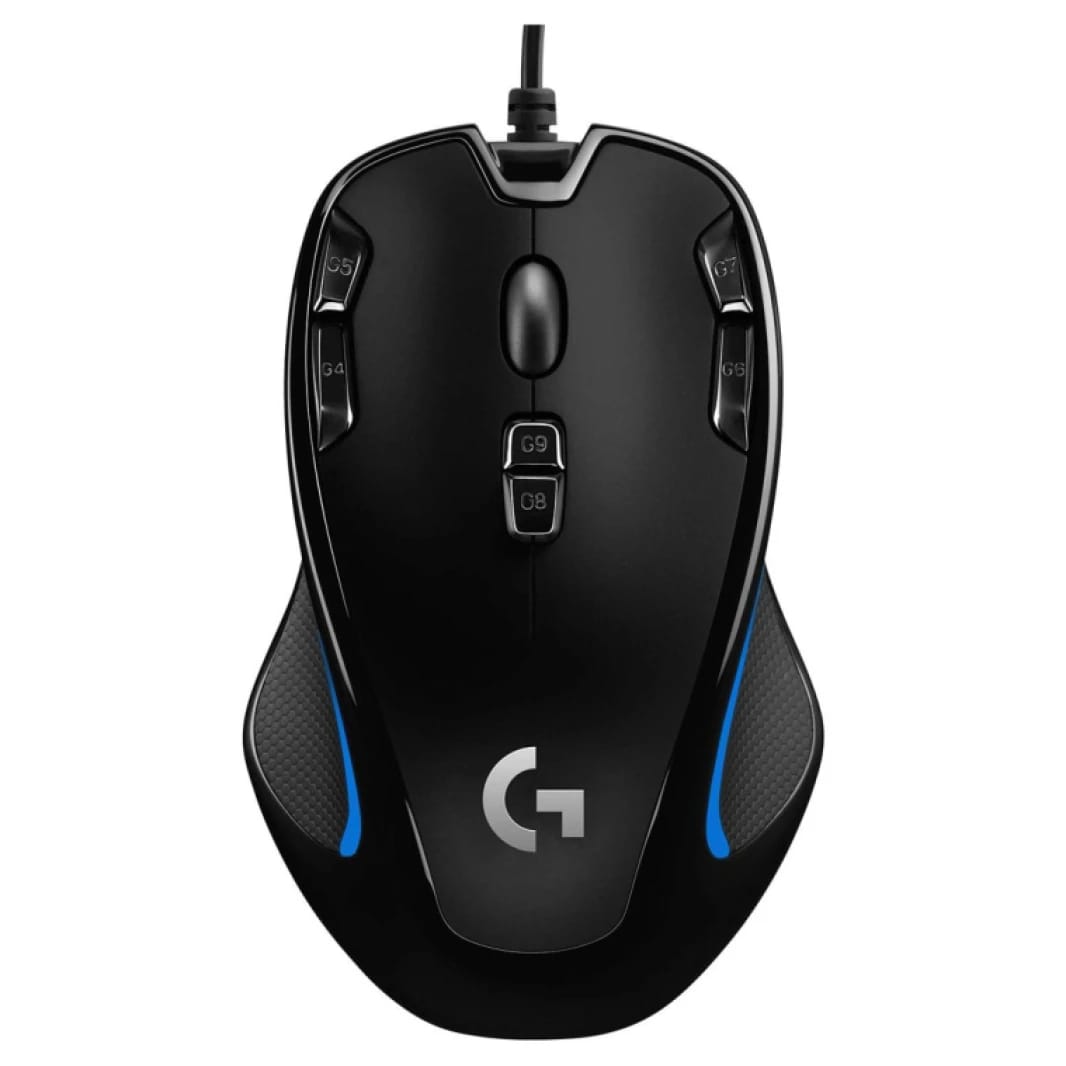 ماوس الألعاب الضوئي G300s من لوجيتك بتصميم مريح لكلتا اليدين
