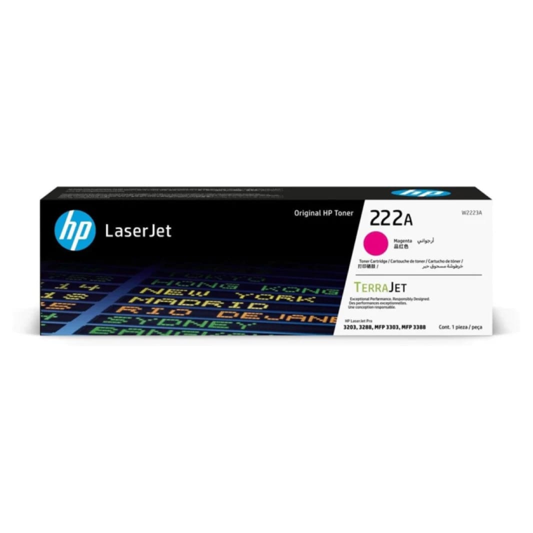 خرطوشة حبر أصلية HP 222A باللون الأرجواني (W2223A)