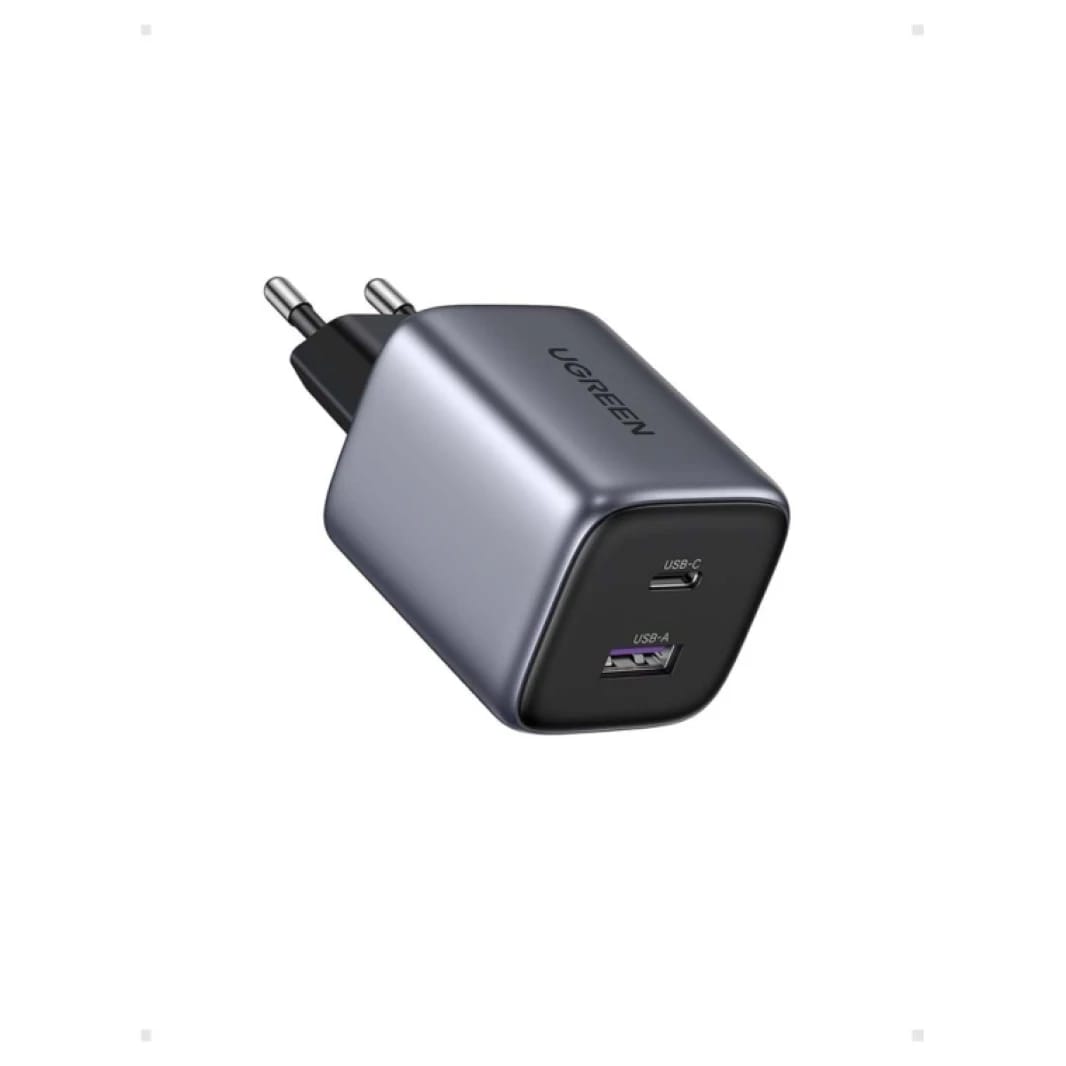شاحن يوجرين Nexode بقوة 35 واط USB C - محول شحن سريع ثنائي المنفذ بتقنية GaN II