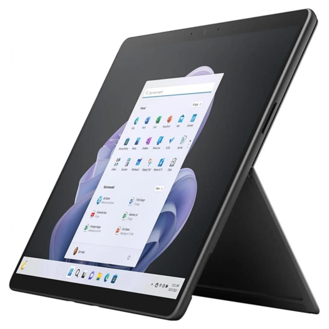 جهاز مايكروسوفت سيرفس برو 9 اللوحي 2 في 1، شاشة PixelSense Flow مقاس 13 بوصة، معالج إنتل كور i7-1265U، ذاكرة رام 16 جيجابايت، وسيط تخزين SSD سعة 256 جيجابايت، بطاقة رسومات إنتل Iris Xe، بلوتوث، واي فاي فقط، ويندوز 11 برو، لون جرافيت