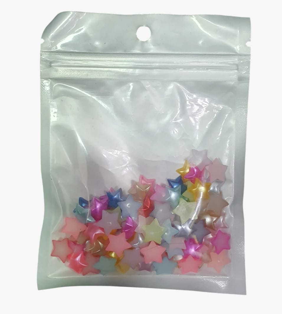 Acrylic Colorful Star Beads for Decoration, Perfect Design for Crafts and Arts, Versatile Use