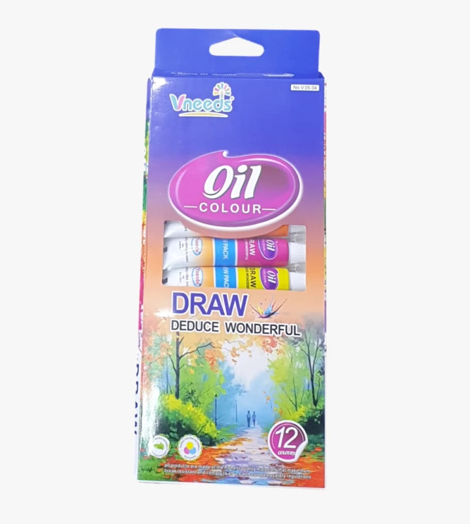 Vneeds Amazing Oil Colour Set for Creative Artists and Hobbyists with Unique Design Color Options