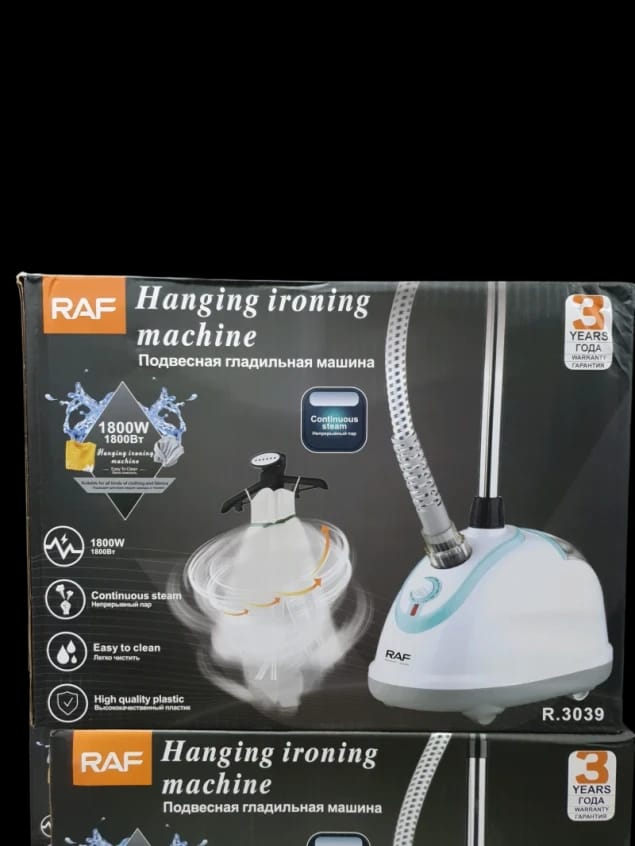 RAF Hanging Ironing Machine 1800W with Modern Design for All