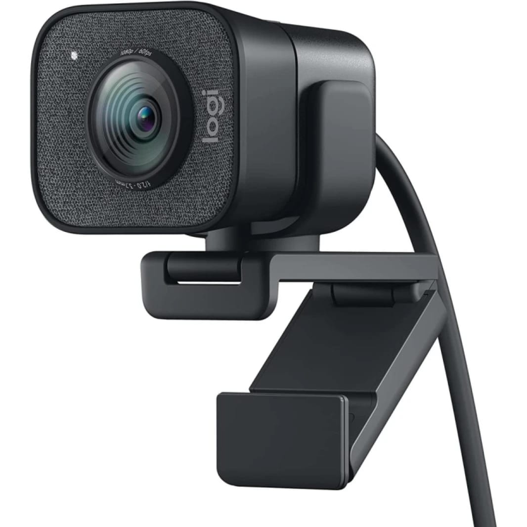 كاميرا ويب لوجيتك Streamcam الممتازة للبث المباشر وإنشاء المحتوى بدقة Full HD 1080 بكسل و60 إطارًا في الثانية