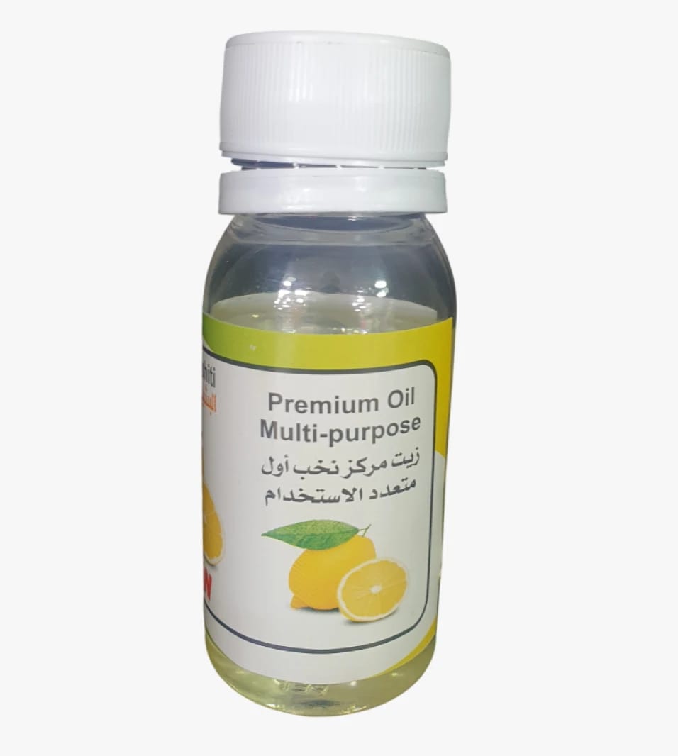 Bashiti Premium Lemon Multi-purpose Oil for Versatile Home Use in a Special 50ml Bottle for All Ages.