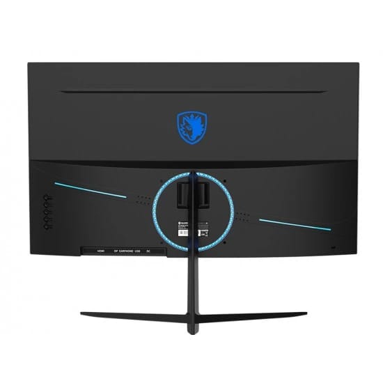 SADES NC-PELAGIA 24 Inch SC-CJ04F24W FHD VA 1920x1080P HDMI 2.1 0.5ms Response Time 200Hz Refresh Rate Curved Gaming Monitor - Black