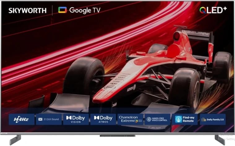 تلفزيون سكاي وورث 65 بوصة QLED 4K بمعدل تحديث 144 هرتز