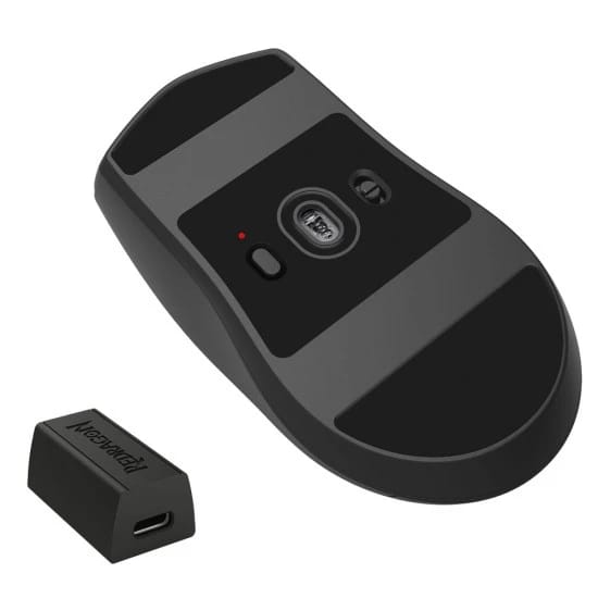 REDRAGON M916 LIT 1K DPI 49G ULTRA LIGHTWEIGHT ERGONOMIC FULLY PROGRAMMABLE BUTTONS SOFTWARE SUPPORTED WIRELESS GAMING MOUSE - BLACK