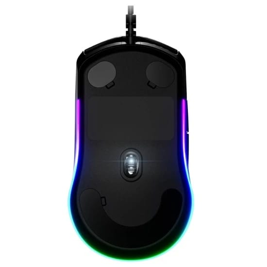 ماوس الألعاب السلكي SteelSeries Rival 3 بمستشعر بصري وإضاءة Prism RGB الرائعة - أسود