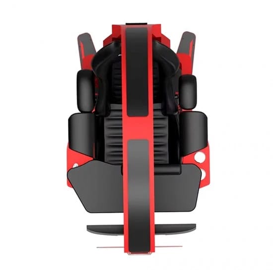 كابينة الألعاب ومقعد الكمبيوتر المتكامل DXRACER-INGREM CODING POD 2.0 بتقنية انعدام الجاذبية - طلب مسبق - أحمر/أسود
