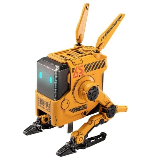 شاحن السفر العالمي Gravastar Alpha 65W GaN ثلاثي المنافذ مع مقابس متعددة (للمملكة المتحدة/الاتحاد الأوروبي/الولايات المتحدة)، شاحن جداري سريع قابل للطي بمنفذ USB-C لأجهزة آيفون وماك بوك وآيباد وجالكسي - أصفر بتصميم متضرر