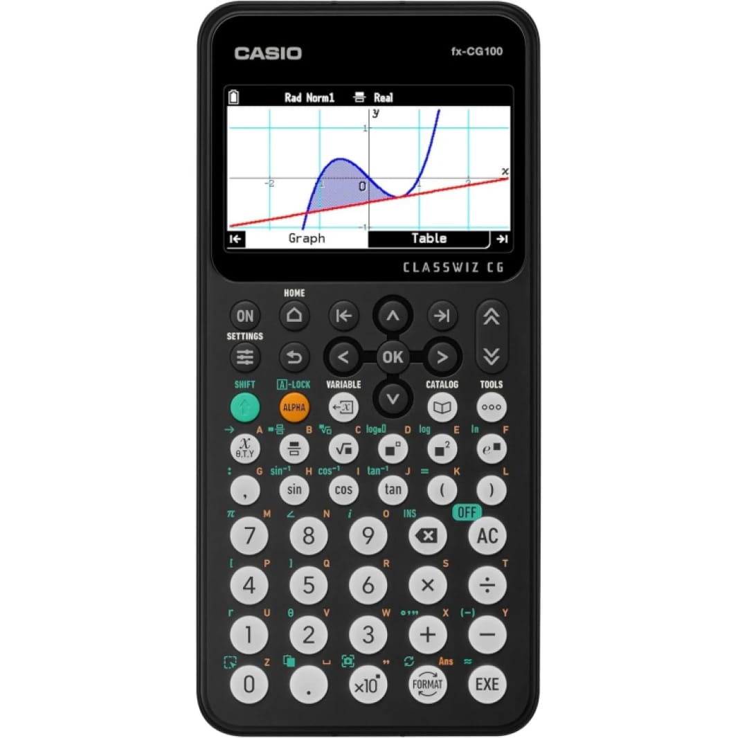 NEW Casio FX-CG100 Graphing Calculator with High-Resolution Colour Display