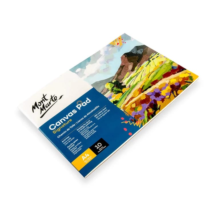 Mont Marte Canvas Pad Signature 10 Sheets A4 (11.7 x 16.5in)
