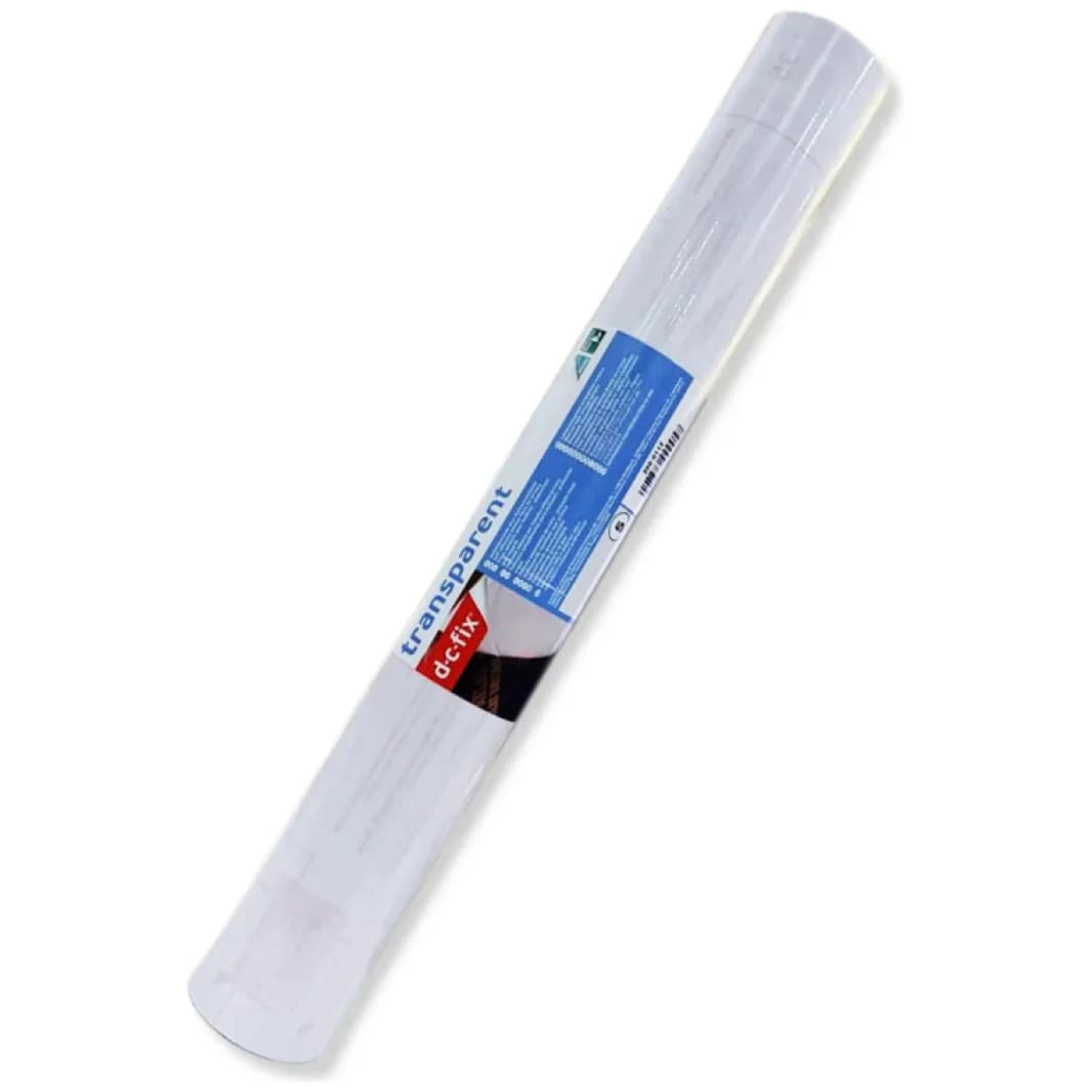 D-C-Fix Decorative Self-Adhesive Film, Glossy Transparent Contact Paper, 45cm x 15m