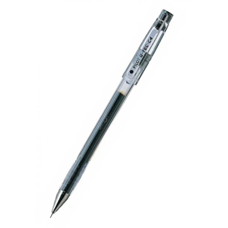 قلم حبر سائل بايلوت G-Tec C4، مقاس 0.4 ملم، لون أسود