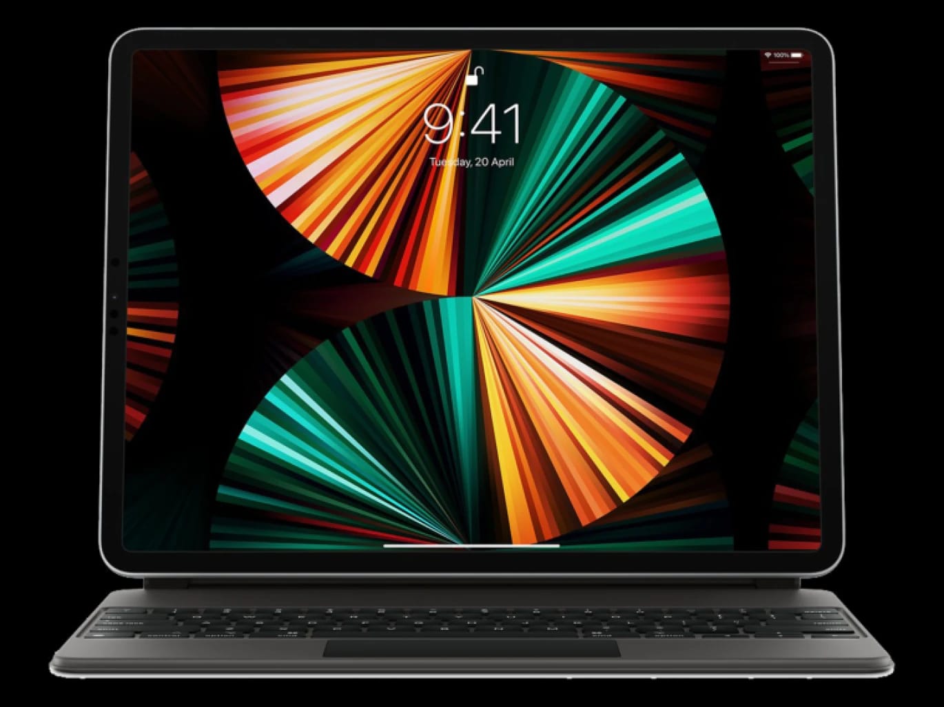 لوحة مفاتيح ماجيك من Apple لجهاز iPad Pro مقاس 12.9 إنش (الجيل الخامس)