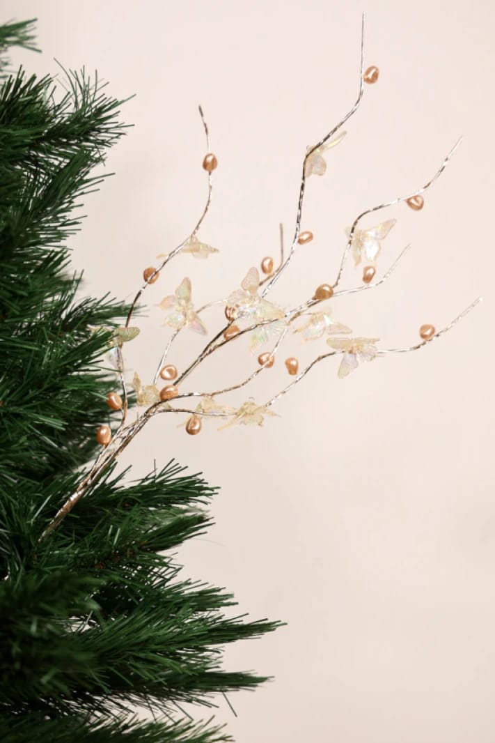 Christmas Tree Butterfly Spray