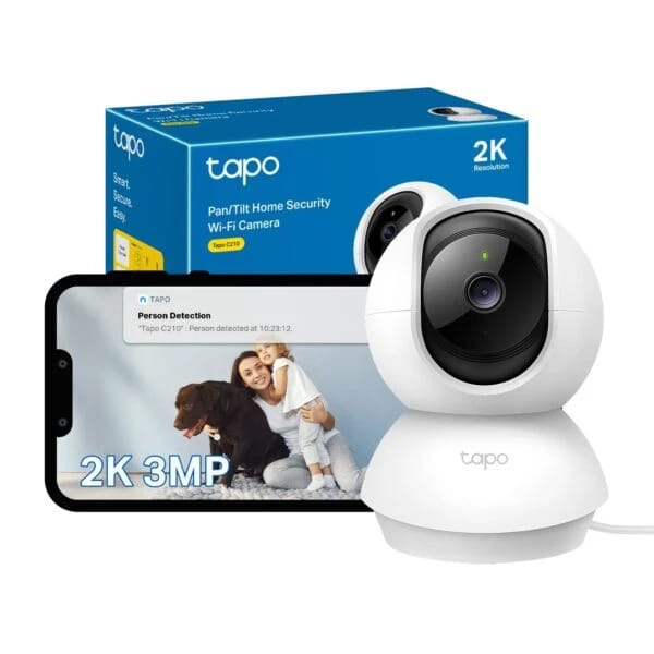 كاميرا واي فاي للأمان المنزلي TP-Link Tapo C210 بخاصية التحريك والإمالة