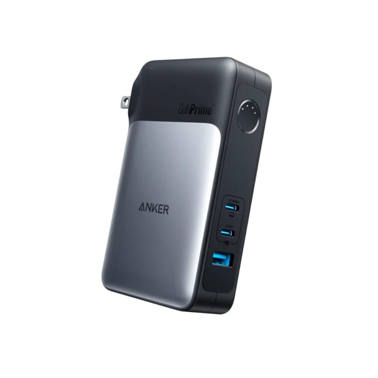 باور بانك وشاحن Anker 733 بقوة 65 واط وسعة 10000 مللي أمبير