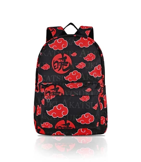 Naruto Akatsuki Red Cloud Laptop Backpack