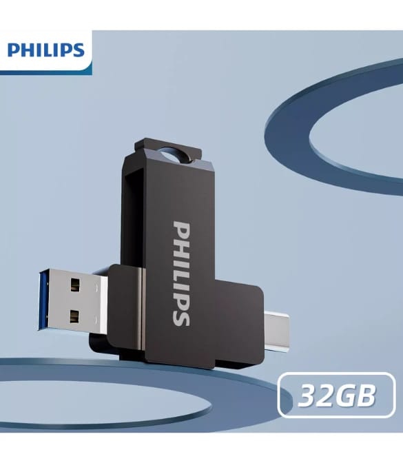 Philips 32GB USB 3.2 & Type-C Flash Drive