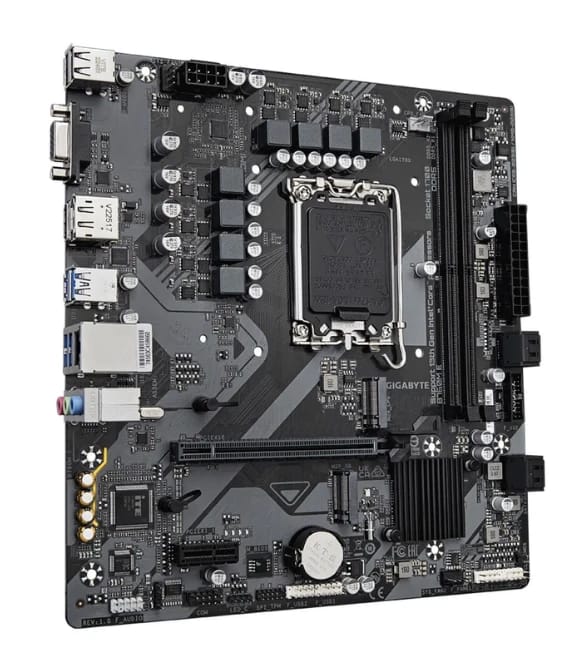 GIGABYTE B760M E, Intel 14th 13th 12th Series, LGA 1700/DDR5/PCIe 4.0/2xM.2 - mATX Gaming MotherBoard