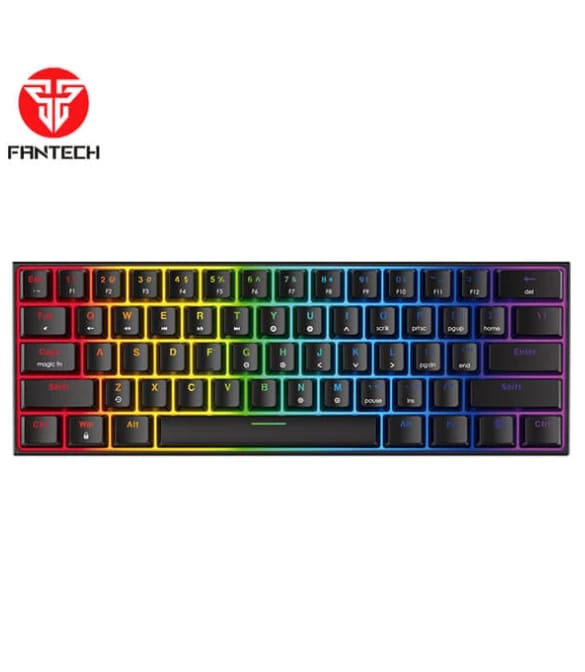 Fantech MAXFIT61 MK857 RGB Mechanical Keyboard - Blue Switch