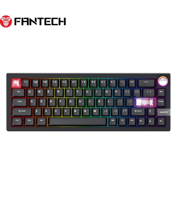 FANTECH Black MK920 MAXFIT6 Wireless Mechanical Gaming Keyboard - Brown Switch