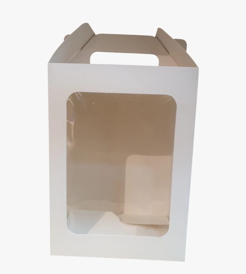 Display Cardboard Box with Clear Window for Gifts, Sweets, and Keepsakes