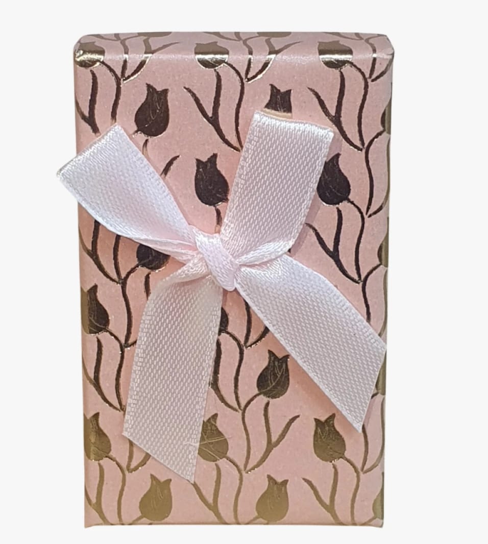 Special Gift Box for Women with Floral Pattern and Ribbon, Perfect for Necklaces, Rings, and Bracelets
