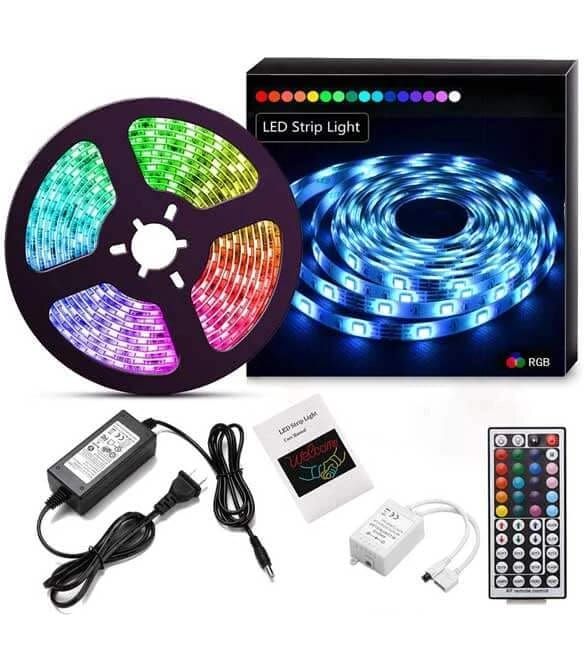 RGB LED Strip Lights 5M (Remote + APP)