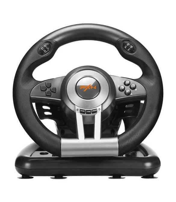 PXN V3 Pro Racing Wheel - Black & Silver