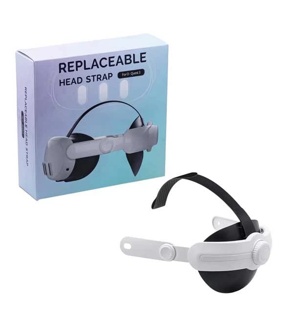 IPLAY Adjustable Head Strap for Oculus Quest 3 - White (HBV-456)