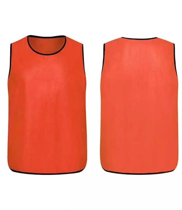 Single Sports Training Bib - Orange