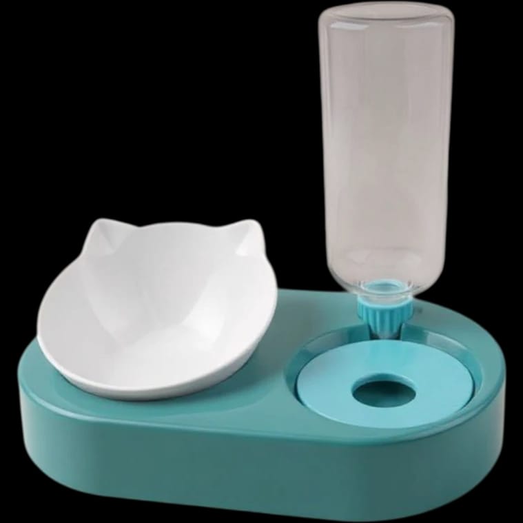 Cute Pet Double Feeder