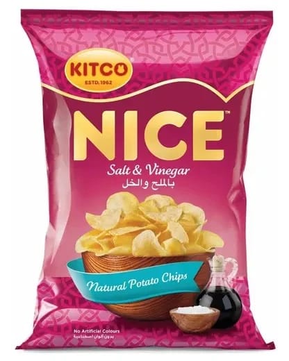 Kitco Nice Salt & Vinegar Chips 150g